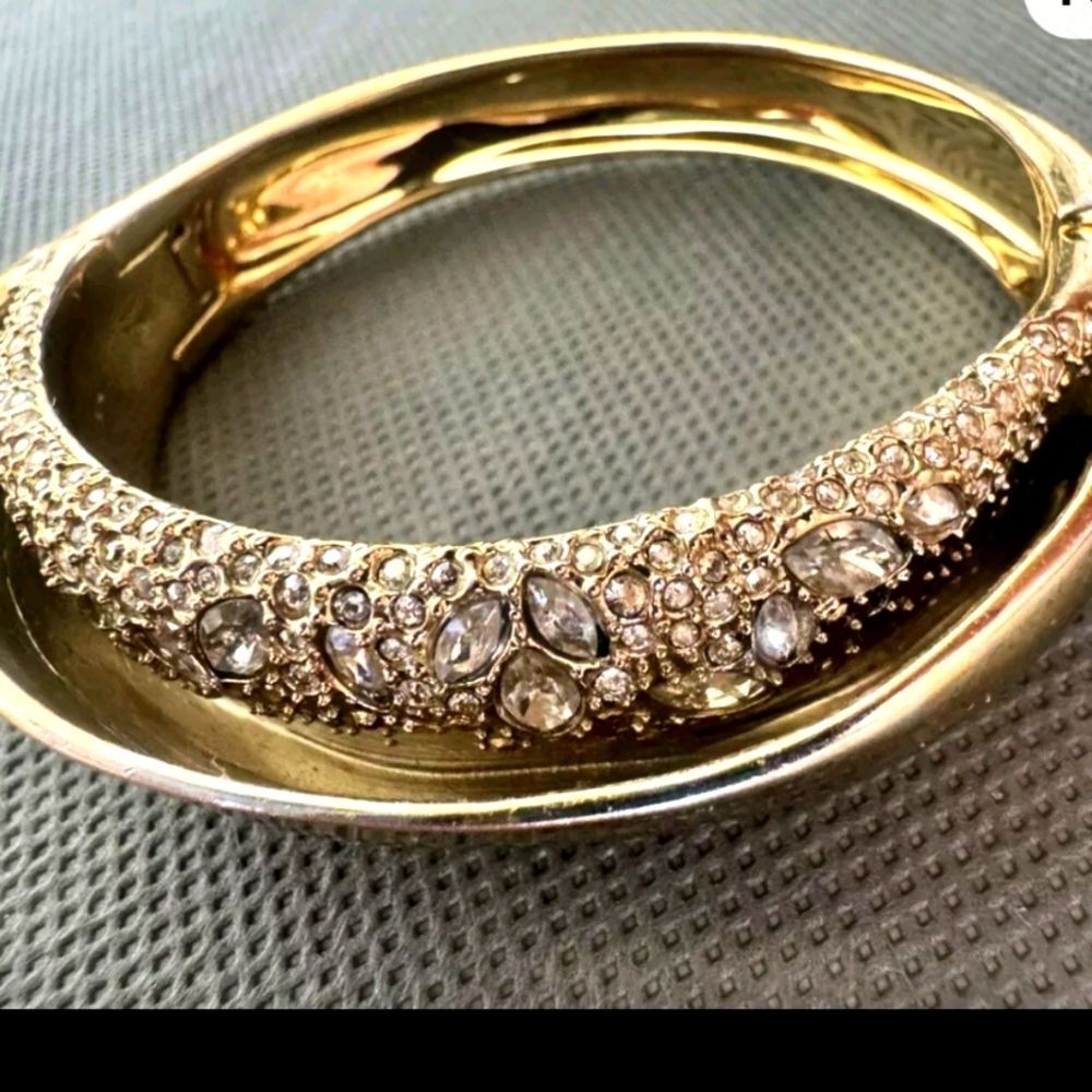 Alexis Bittar Gold Crystal Bracelet